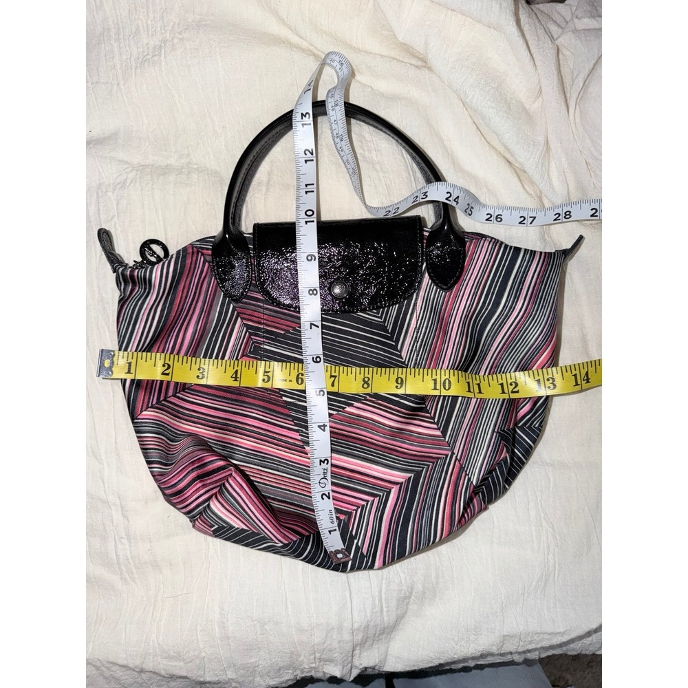 Longchamp limited Edition Le Pliage Op Art handbag - Picture 11 of 12